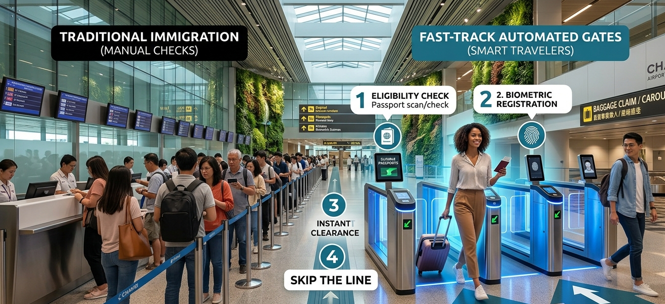 How to Skip Immigration Lines at Changi Airport